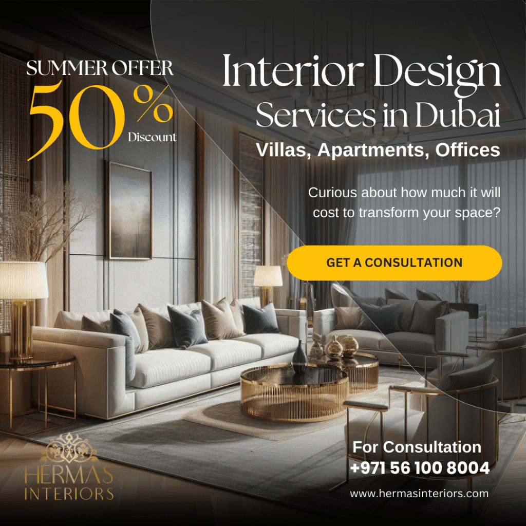 50% Summer Off on Interior Designing